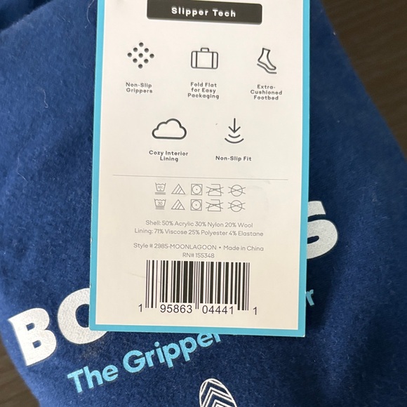 Bombas Navy Gripper Slipper with Bag - Picture 3 of 6